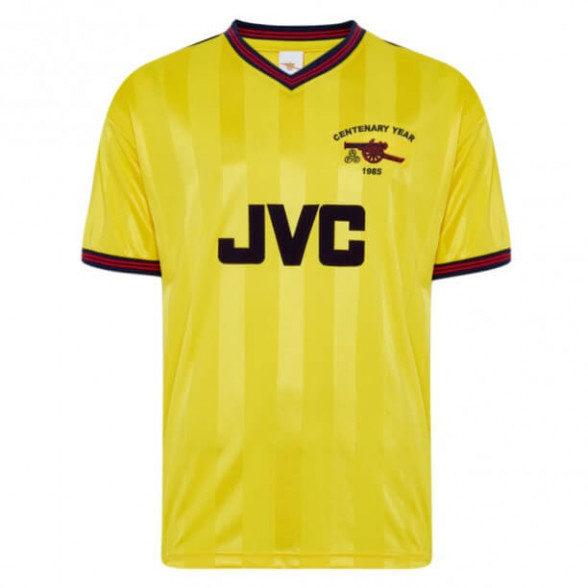 Camisola retro Arsenal 1985-86 Away Centenário