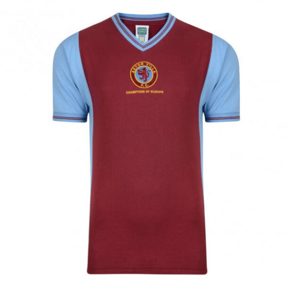 Camisola retro Aston Villa 1982 Campeões Europeus