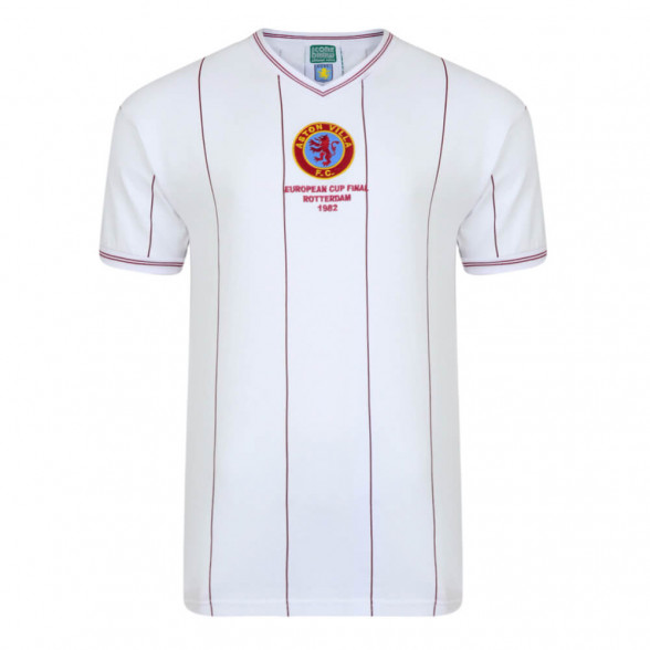 Camisola retro Aston Villa 1982 Final da Taça dos Clubes Campeões Europeus