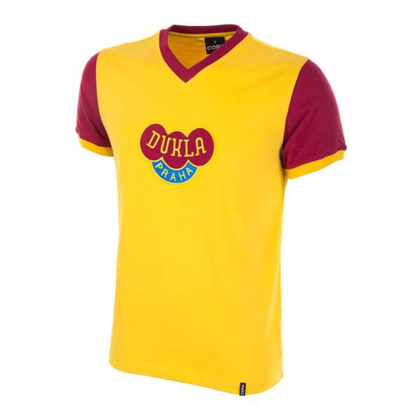 Camisola retro Dukla Praga amarela