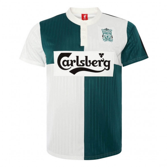 Camisola retro Liverpool FC 1995-96 Away Verde