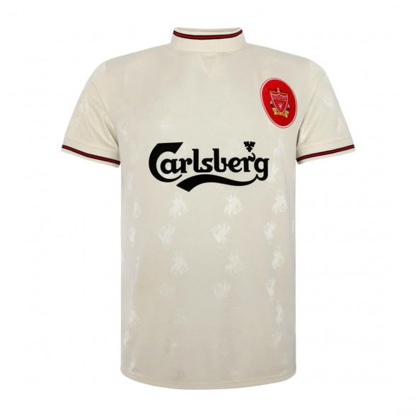 Camisola vintage Liverpool FC 1996-97 Branco Away 