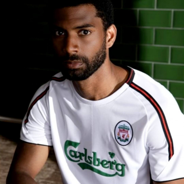 Camisola retro Liverpool FC 2003-04 Branco Away 