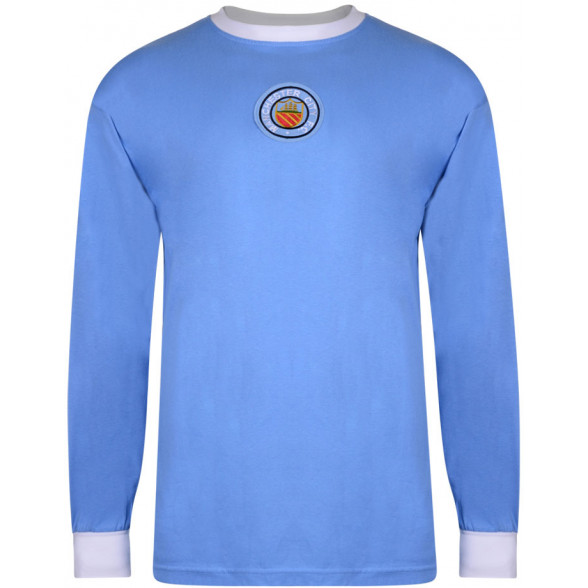 Camisola Manchester City 1970 - Manga Comprida