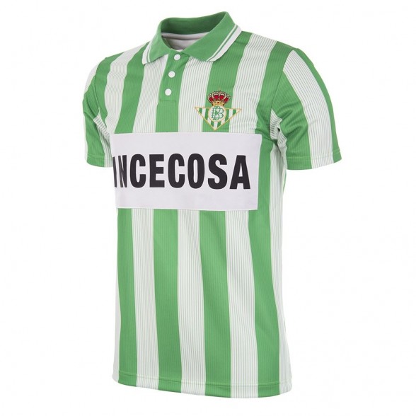 Real Betis 1993 - 94 Camisola de Futebol Retro