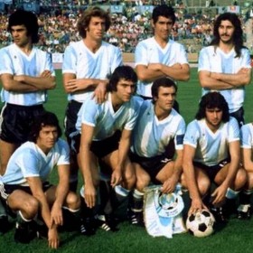 Camisola retro Argentina 1974