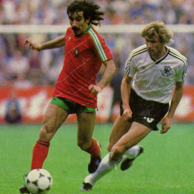 Camisola retro Portugal 1984 