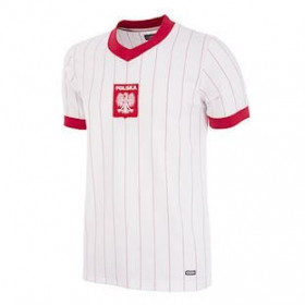 Camisola retro Polônia anos 70 Away