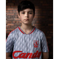  Menino camisola retro Liverpool FC 1989-90 away